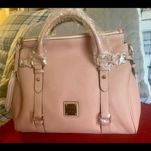 DOONEY & BOURKE SATCHEL IN MAUVE